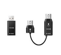Système MIDI sans fil M-VAVE, Interface DIN à 5 broches, USB MIDI vers MIDI pour clavier de Piano, synthétiseurs, mélangeurs numériques, dispositif MIDI
