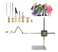 Système montage d'armature en acier inoxydable avec axe XY pour l'animation stop-motion,comprend 5 connecteurs,support levage et longueur bras 40/50 cm - Charge utile maximale 200-300g,H:26cm