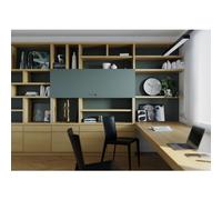 Système Mover Flat pour porte coulissante verticale descendante S1800 15-17kg Noir SALICE