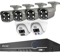 système NVR 8CH, Fonctions d'intelligence artificielle, Audio bidirectionnel, 8CH NVR 6 caméra A, Aucune