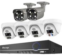 système NVR 8CH, Fonctions d'intelligence artificielle, Audio bidirectionnel, 8CH NVR 6 caméra B, Aucune