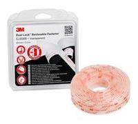 3M Dual Lock Fermeture à pression SJ3560B Translucide 25,4 mm x 2,5 m Haute résistance thermique