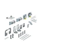 Système pour porte coulissante-TopLine L-50 kg-2portes-10-16mm-droit HETTICH