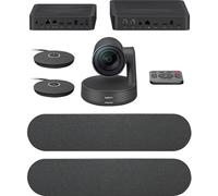 Système pour vidéoconférence 4K modulaire Logitech Rally Plus Ultra-HD 3840 x 2160 Pixel pied de support