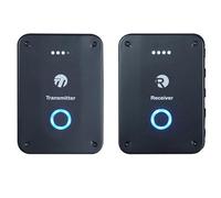 Système Professionnel d'Écouteurs Intra-Auriculaires Sans Fil, 2.4G à Faible Latence avec Modes Stéréo/Mono - pour Spectacles, Répétitions de Groupe et Amplis Guitare(Or transmitter-receiver kit)