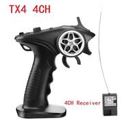 Système Radio Tx4 2.4ghz 4ch, Télécommande Émetteur Avec Récepteur Pour Voiture Bateau Rc Pk Tg3 Fs-Gt3b
