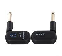 Système sans fil 2,4 GHz pour guitare basse électrique, batterie rechargeable, portée de 30 mètres, connecteur rotatif à 90 degrés