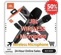 Système sans fil JBL à double microphone, récepteur double canal pour performance live sur scène, équipement audio original box