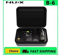 Système sans fil pour Saxophone NUX B-6 avec étui de chargement, plage de fonctionnement de 20 mètres, Audio haute résolution 24 bits/44.1kHz, 2.4GHz NUX B-6