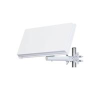Selfsat Antenne H30D – simple polarisation, 33,7 dBi à 12,7 GHz, sans récepteur, 1 abonné, blanc