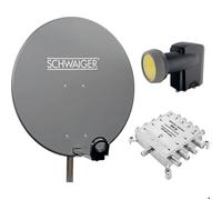 Système SAT sans récepteur Schwaiger SPI9961SET5 Nombre d'abonné(s): 6