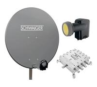 Système SAT sans récepteur Schwaiger SPI9961SET5 Nombre d'abonnés: 8