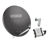 Système SAT sans récepteur Schwaiger SPI9961SET6 Nombre d'abonnés: 8