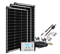 Système solaire 300 W Black Frame basicPremium-L PWM régulateur de charge kit...