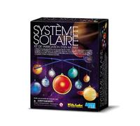 4M Kidzlabs – Kit de fabrication Mobile Système solaire – Phosphorescent – à peindre – 8+
