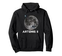 Système Solaire Artemis II Terre Lune Espace Extra-atmosphérique Sweat à Capuche