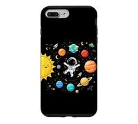 Système Solaire Astronaute Planètes Astronomie Space Science Enfants Coque pour iPhone 7 Plus/8 Plus