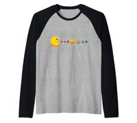Système Solaire Astronautes Space Jeux vidéo drôle Sarcastique Manche Raglan