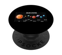 Système Solaire Astronautes Space Jeux vidéo drôle Sarcastique PopSockets PopGrip Adhésif