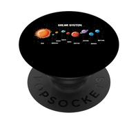 Système Solaire Astronautes Space Jeux vidéo drôle Sarcastique PopSockets PopGrip Adhésif