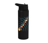 Système solaire - Astronomie des sciences spatiales - Retour à l'école Stainless Steel Insulated Water Bottle