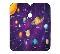 Système Solaire Brillant Blouse Coiffeur Imperméable Peignoir Coiffure Antistatique Cape De Cheveux Pour Coiffeurs Barber Salon 140X168Cm