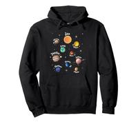 Système Solaire Connaissance Planètes Espace Science Enfants Sweat à Capuche
