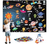 Système Solaire Enfant Planètes Enfant Jeux Educatifs pour Devenir Astronaute Jeux Montessori pour Enfants 3 4 5 6 7 8 Ans Cadeaux Enfants