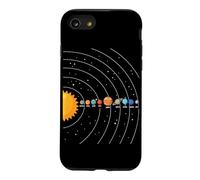Système Solaire Planètes Astronomie Espace Galaxie Soleil Planète Amoureux Coque pour iPhone SE (2020) / 7/8