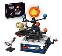 Système solaire rotatif de construction de jouets, 775 pièces Ensemble de blocs de construction de jeu d'exploration spatiale pour