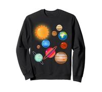 Système Solaire - Soleil et planètes - Astronomie de l'espace Extra-atmosphérique Cadeau pour Enfants Sweatshirt