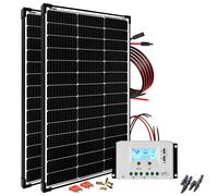 Installation solaire 200 watts - Basic XL 200 W / 12 V abri de jardin...