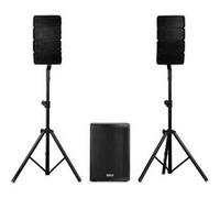 Système Sono Line Array Vonyx VX915 1400W - Subwoofer 15" Enceintes DJ avec Stands