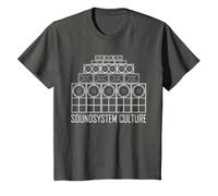 Système sonore Culture Dub Reggae T-Shirt, Enfant, Asphalte, 4 Ans