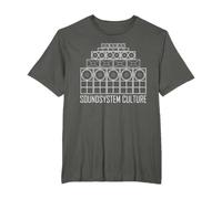 Système sonore Culture Dub Reggae T-Shirt, Homme Grandes Tailles, Asphalte, 2X Tall