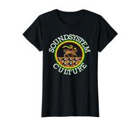 Système sonore Reggae Roots Dub T-Shirt Graphique avec Valeur, Femme, Noir, M