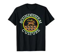 Système sonore Reggae Roots Dub T-Shirt Graphique avec Valeur, Homme, Noir, M
