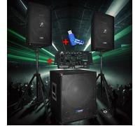 Système Sonorisation Complet 2200W Enceintes + Subwoofer USB/BLUETOOTH BM SONIC BMS1512 avec table de mixage +clé usb 32gigas