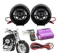 Système Stéréo pour Motos Système Haut-Parleur Amplifié Compact pour