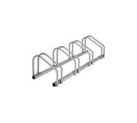 Système support range porte vélo râtelier inclinable 4 vélos garage pratique au sol ou mural acier 3408209