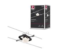 Système Sur Câbles Mac Ii Spot Individuel Gu5,3 Max. 10w Gradable 12v Noir Mat