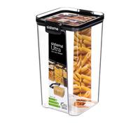 Système Tritan Carré Ultra Conteneur Transparent Noir En Verre Plastique