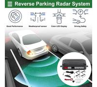 Système Universel De Radar De Recul Pour Voiture Avec Alarme De Capteurs De Stationnement De Recul, Rappel De Buzzer De Distance De Détection 4 Capteurs De Stationnement ton argent