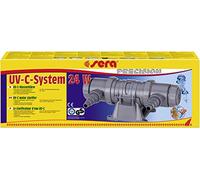 Système UV-C Sera 24 W | Élimination Algues, Bactéries, Virus | Lampe PL-UV-C Quartz Haute Qualité | Raccords Multiples | Versions 24 W & 55 W avec Câble 10 m