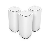 Système WiFi 7 Mesh Linksys Velop Pro 7 Mbe7003 - Routeur Cognitive Mesh Triple Bande avec Débit Supérieur à 10 Gbit/S - Couverture Multiroom Jusqu’à 825 M² et 600 Appareils - Lot De 3