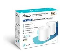 TP-Link Système Wi-Fi 6 Mesh Deco X60 AX3000 bi-bande - 2-Pack