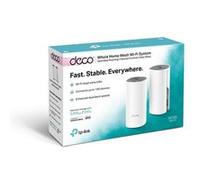 TP-Link Deco E4 (2-pack) Bi-bande (2,4 GHz / 5 GHz) Wi-Fi 5 (802.11ac) Blanc, Gris Interne