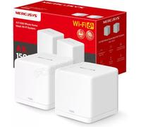 Mercusys Système Wi‑Fi 6 Mesh Halo H60X 2 unités 1500 Mbit/s bi-bande 350 m²