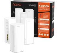 Système WiFi Mesh - TENDA - Nova MX12 - WiFi 6 AX3000 - 3 Noeuds - Couverture 330 m²