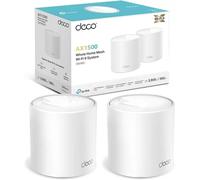TP-Link Système WiFi Mesh Deco X1500 AX1500Mbps WiFi 6 - Couverture 360㎡ - Pack de 2